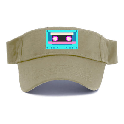 Retro 80s Cassette Blue Hat