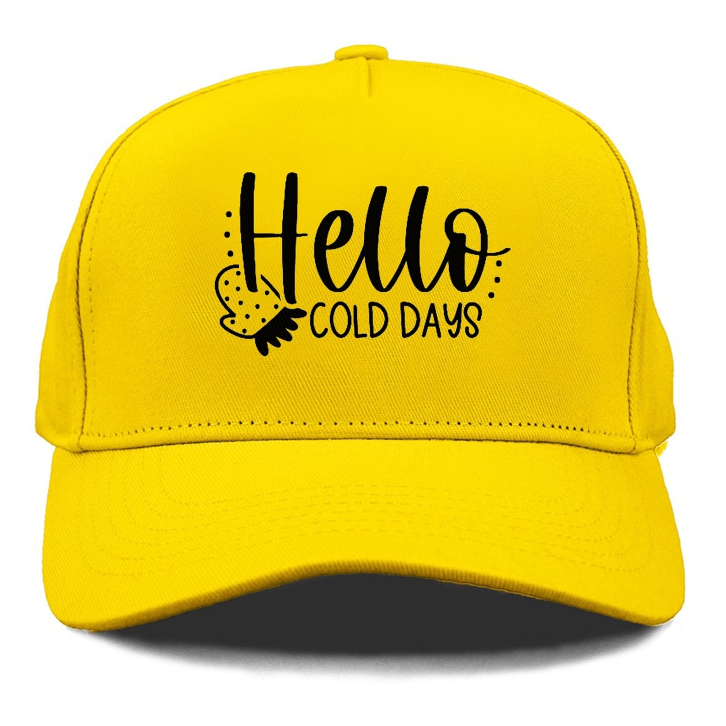 hello cold days Hat