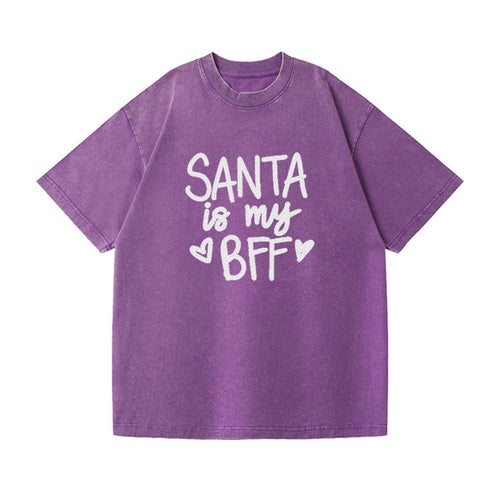 Santa Is My Bff Vintage T-shirt