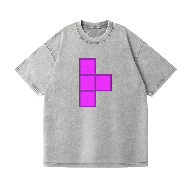 Retro 80s Tetris Blocks Purple Hat