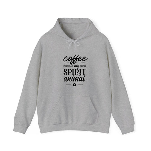 Caffeine Dream: Let Coffee Be Your Spirit Animal Hooded Sweatshirt