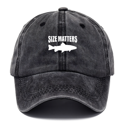 size matters fishing Hat