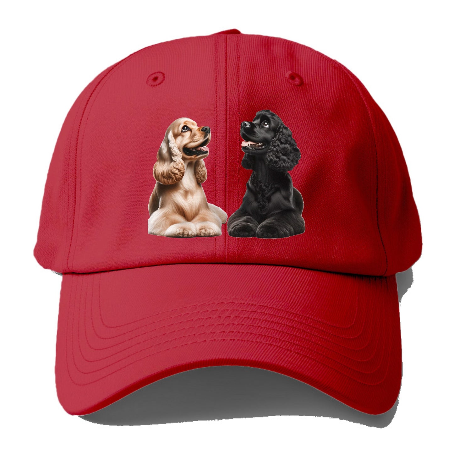 golden and black cocker spaniels Hat