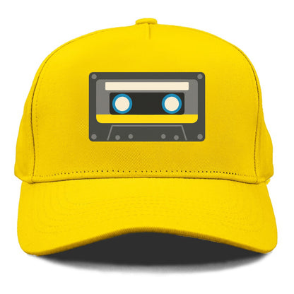 Retro 80s Cassette Black Hat