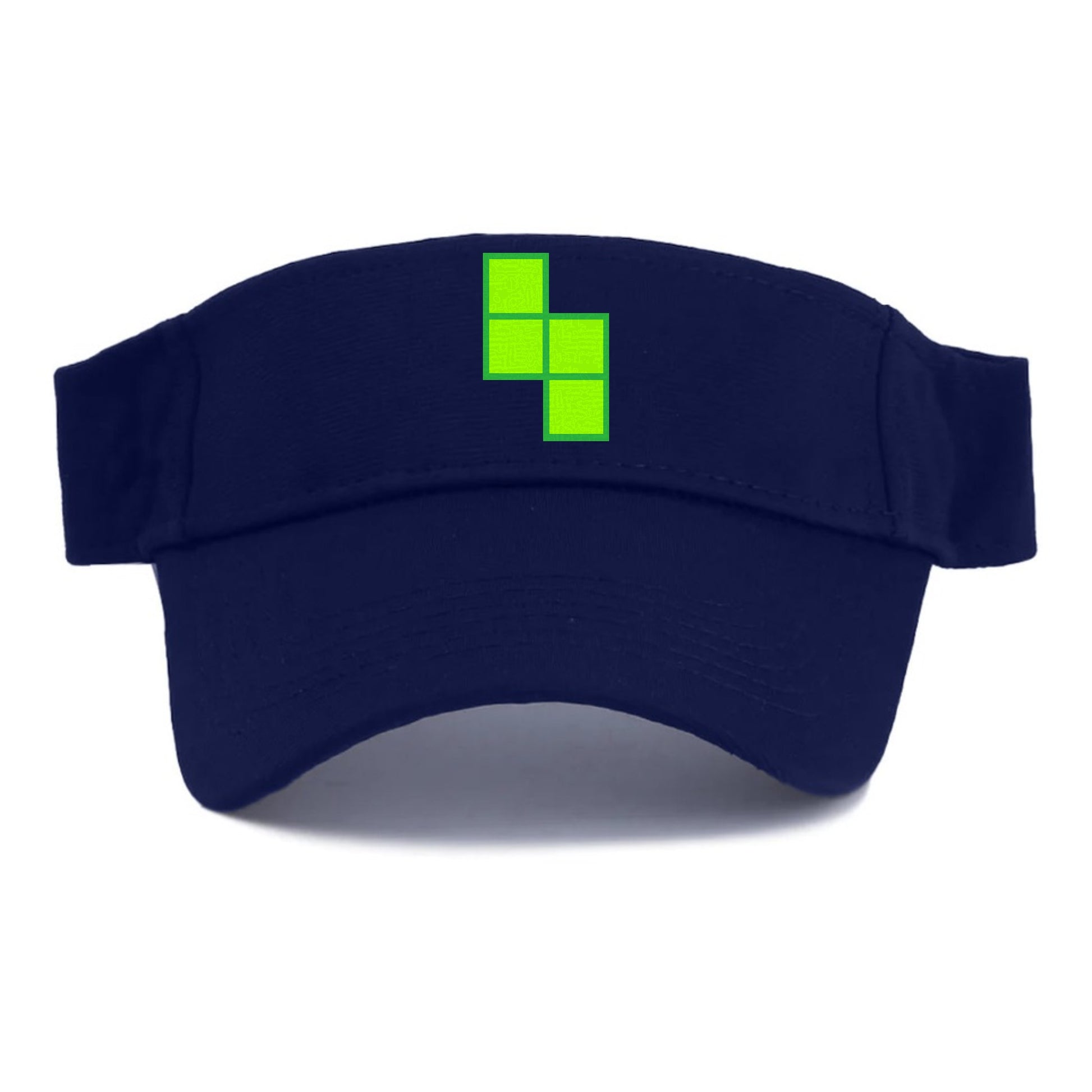 Retro 80s Tetris Blocks Green Hat