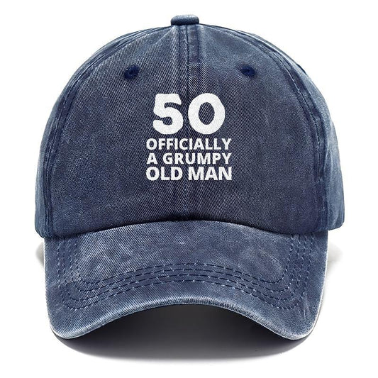 50 Officially A Grumpy Old Man Hat