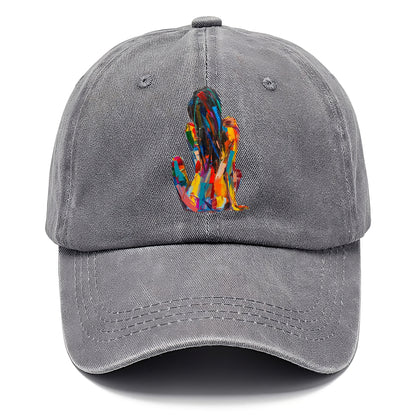 Vibrant Reflection Abstract Beauty Hat