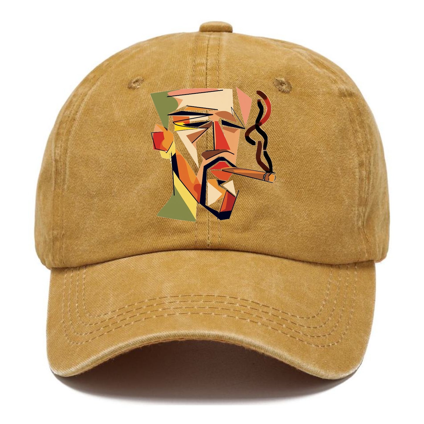 Cigar Cool Abstract Expression Hat