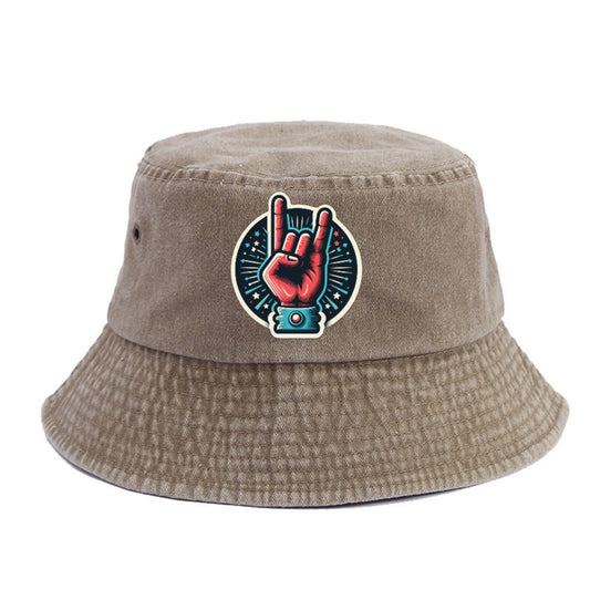 hand horn rock Hat