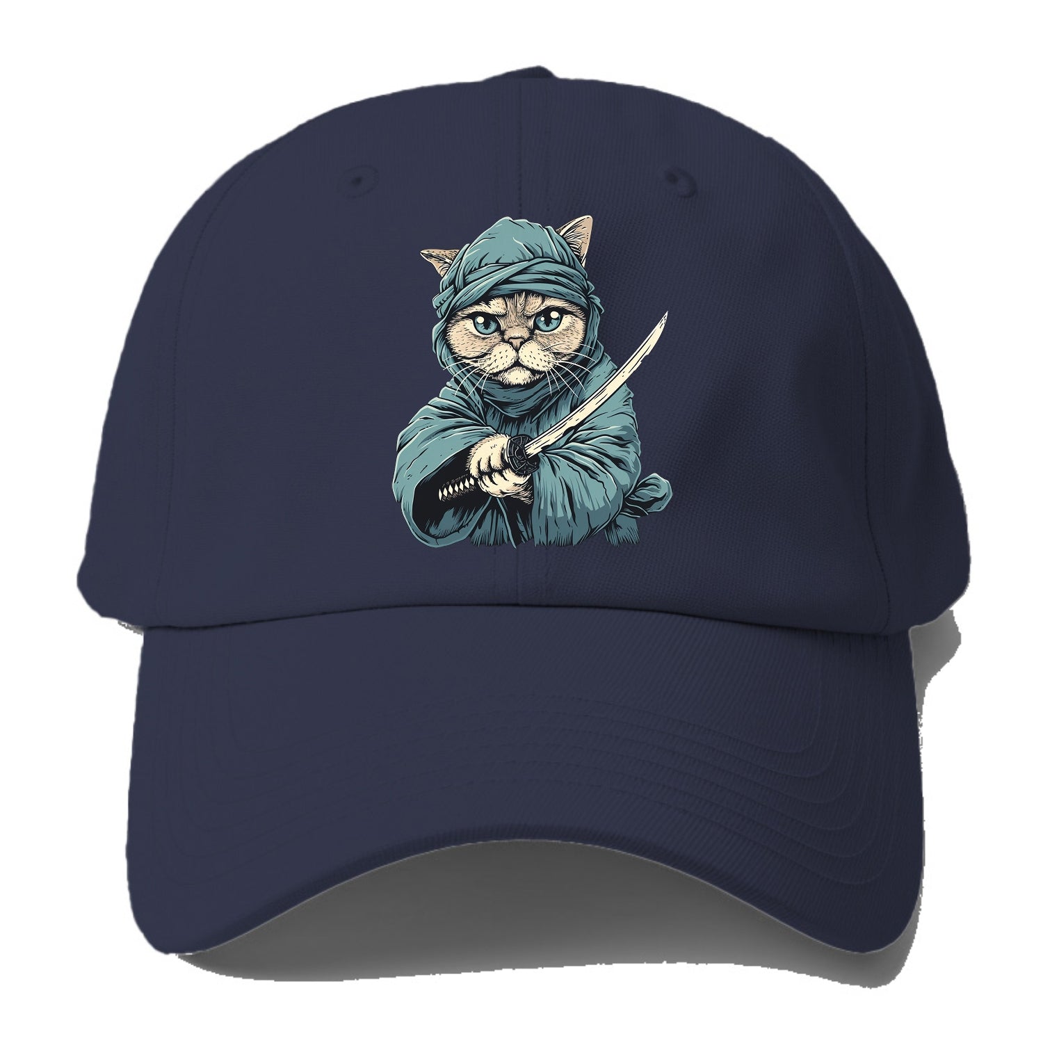 Ninja Cat Fierce Feline Warrior Hat