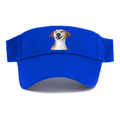 Joyful Jack Russell Terrier with a beaming, toothy smile Hat