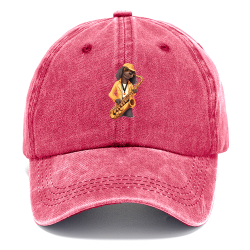 Saxophone Dog Classic Cap