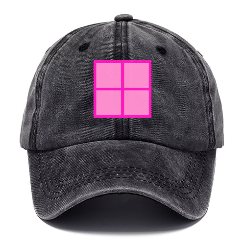 Retro 80s Tetris Blocks Pink Classic Cap