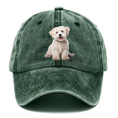 Adorable white puppy Hat