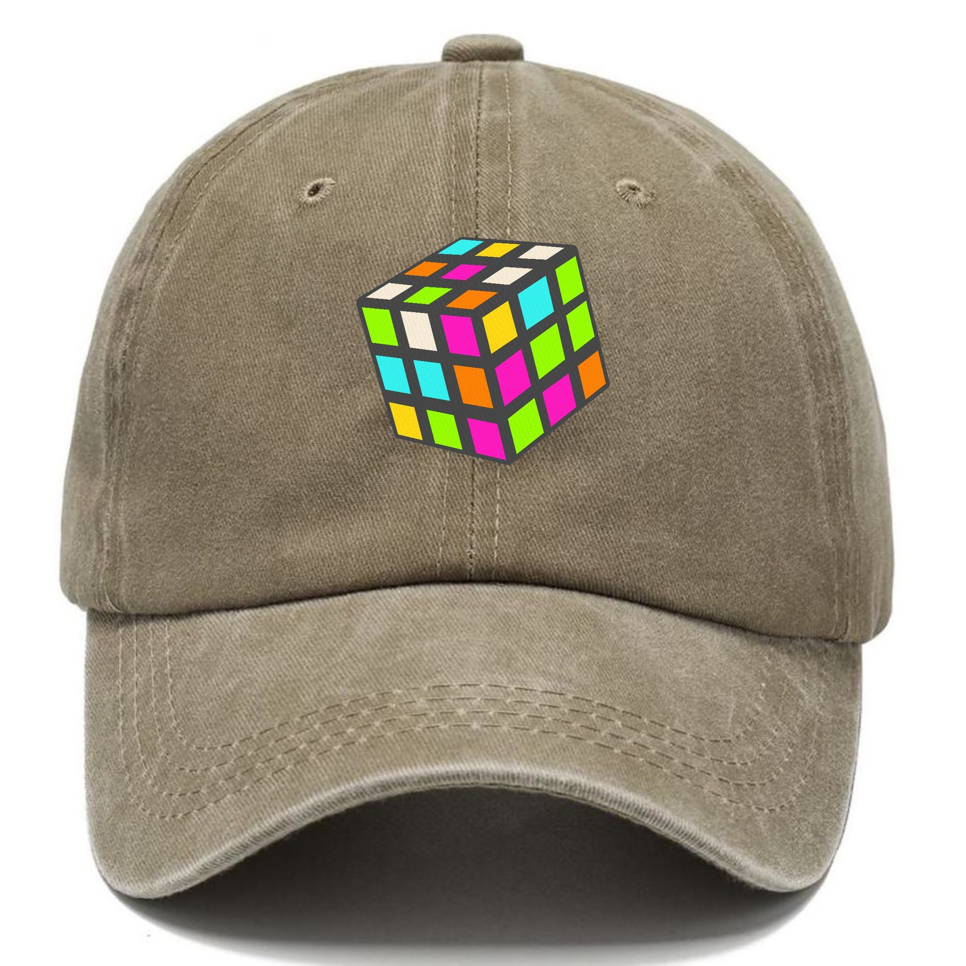 Retro 80s Rubik's Cube Hat