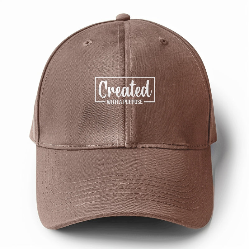 created with a purpose Hat