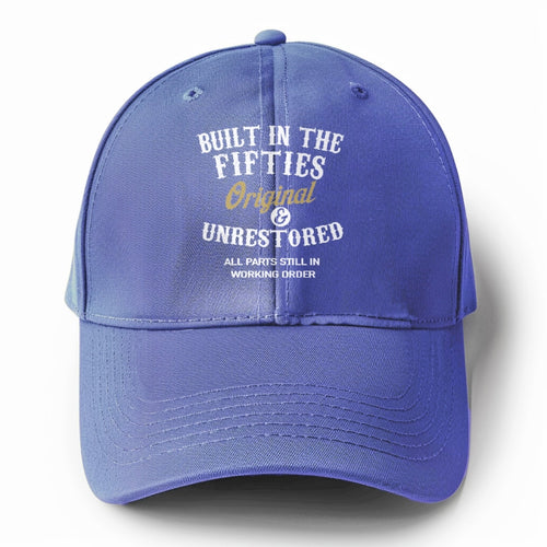Build In The Fifties Original Unrestored All Parts Still In Working Order Solid Color Baseball Cap