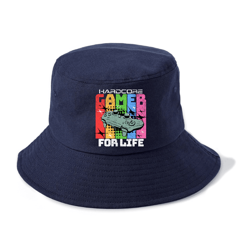 Hardcore Gamer For Life Bucket Hat