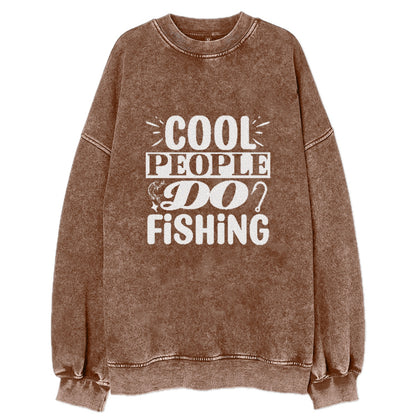 cool people do fishing Hat