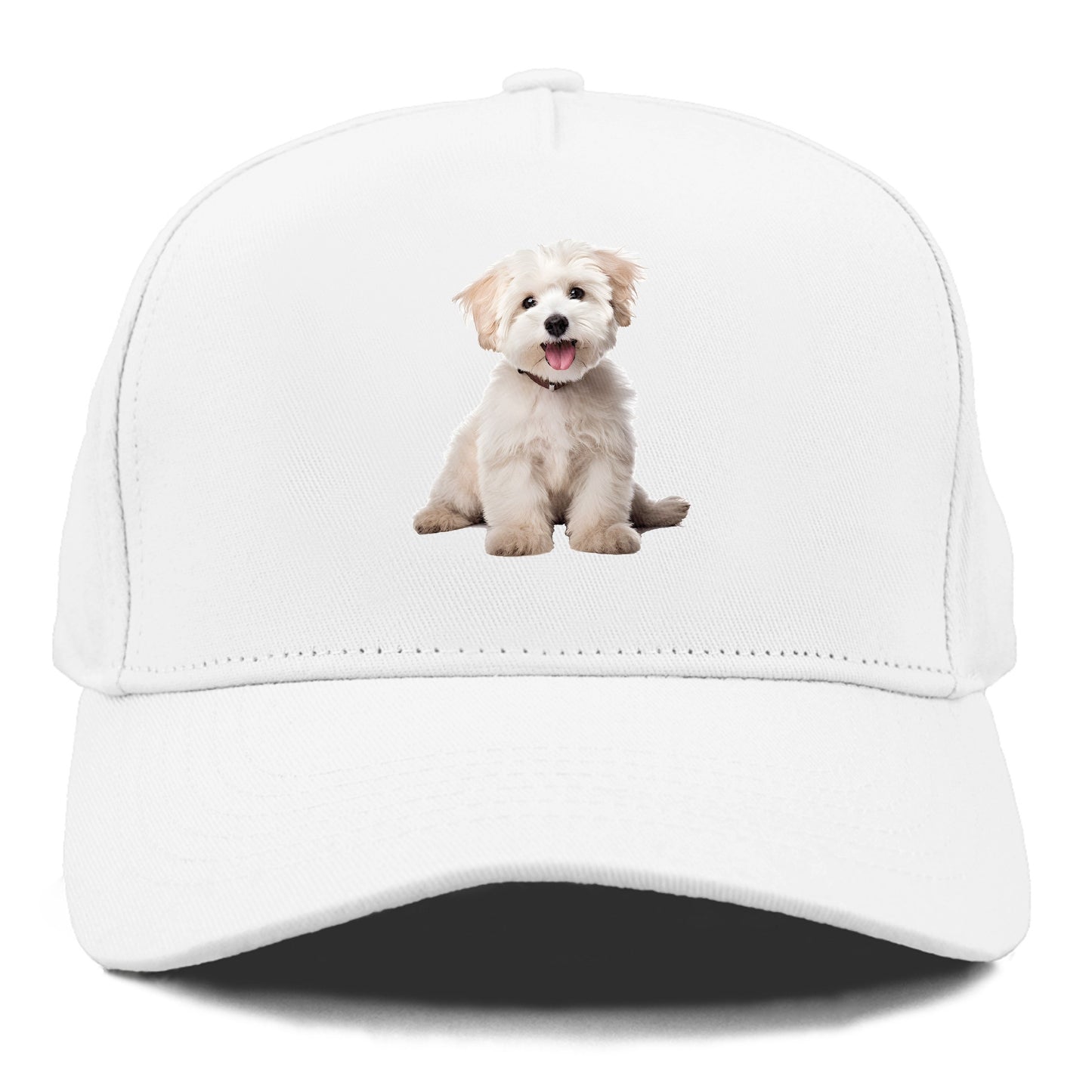 Adorable white puppy Hat