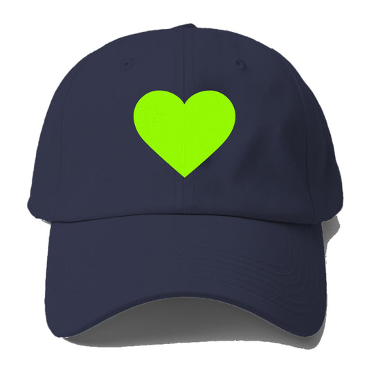 Retro 80s Heart Green Hat