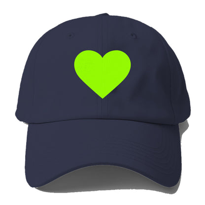 Retro 80s Heart Green Hat