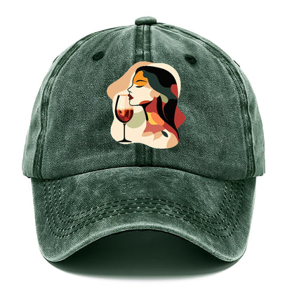 Abstract Wine Savor Hat