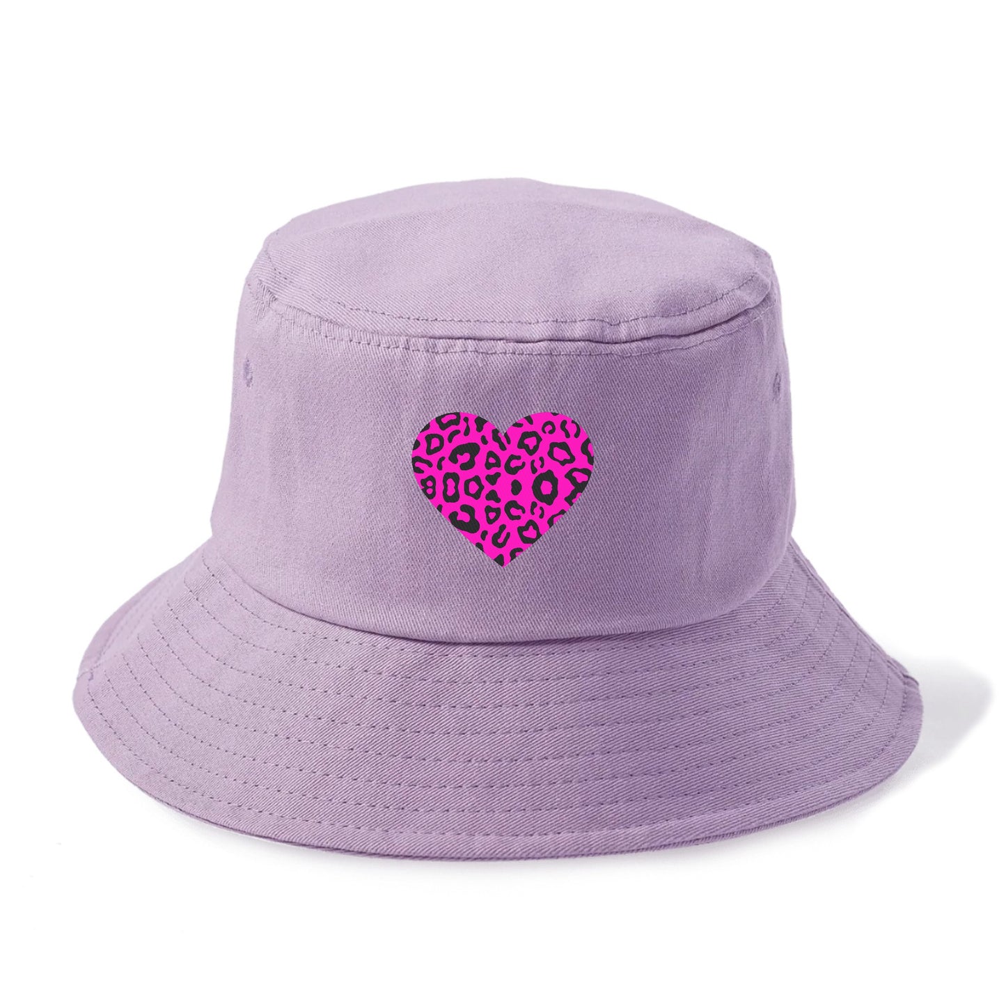 Retro 80s Heart Cheetah Print Hat