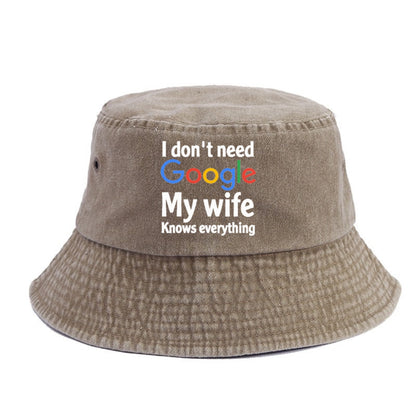 i don't need google my wife knows everything Hat