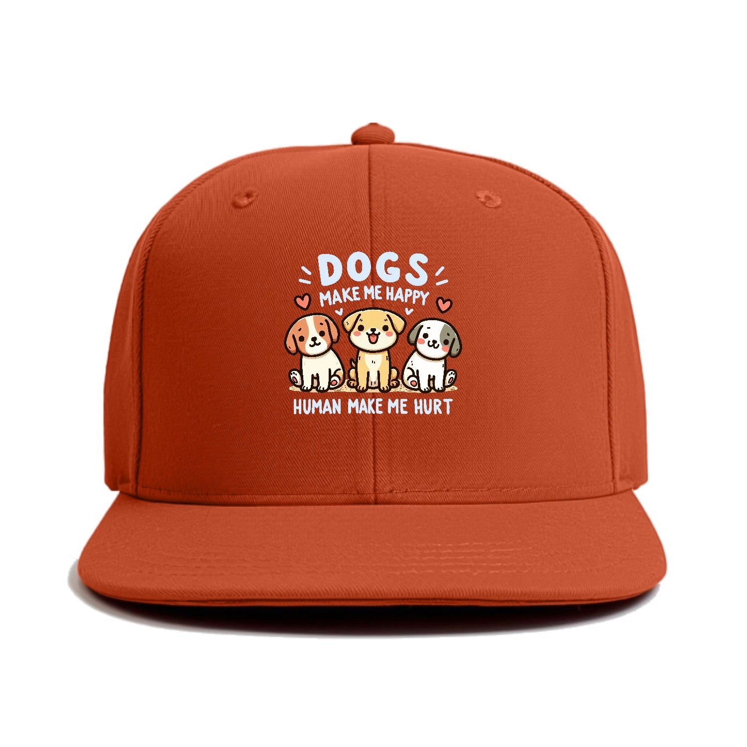 Dogs Make Me Happy Hat