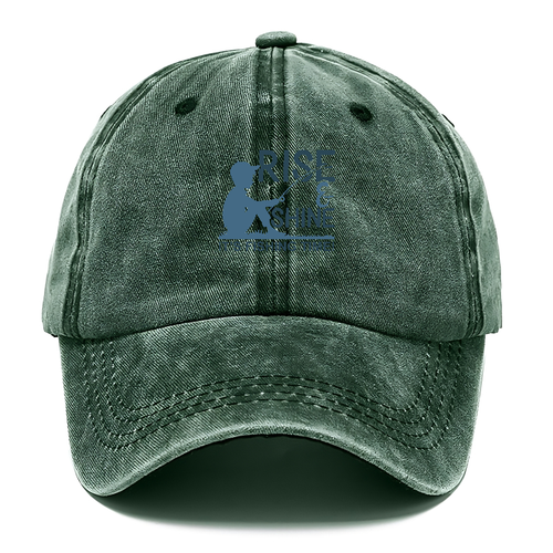 Rise & Shine It's Fishing Time Classic Cap