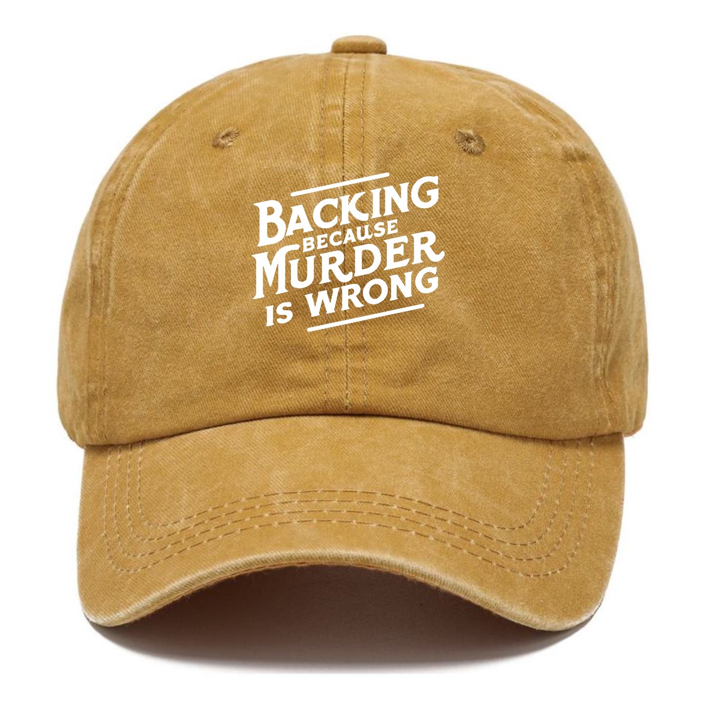 backing because murder is wrong Hat