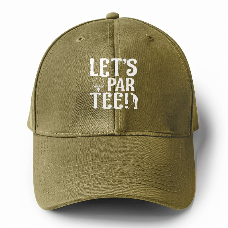 Let's par tee Hat