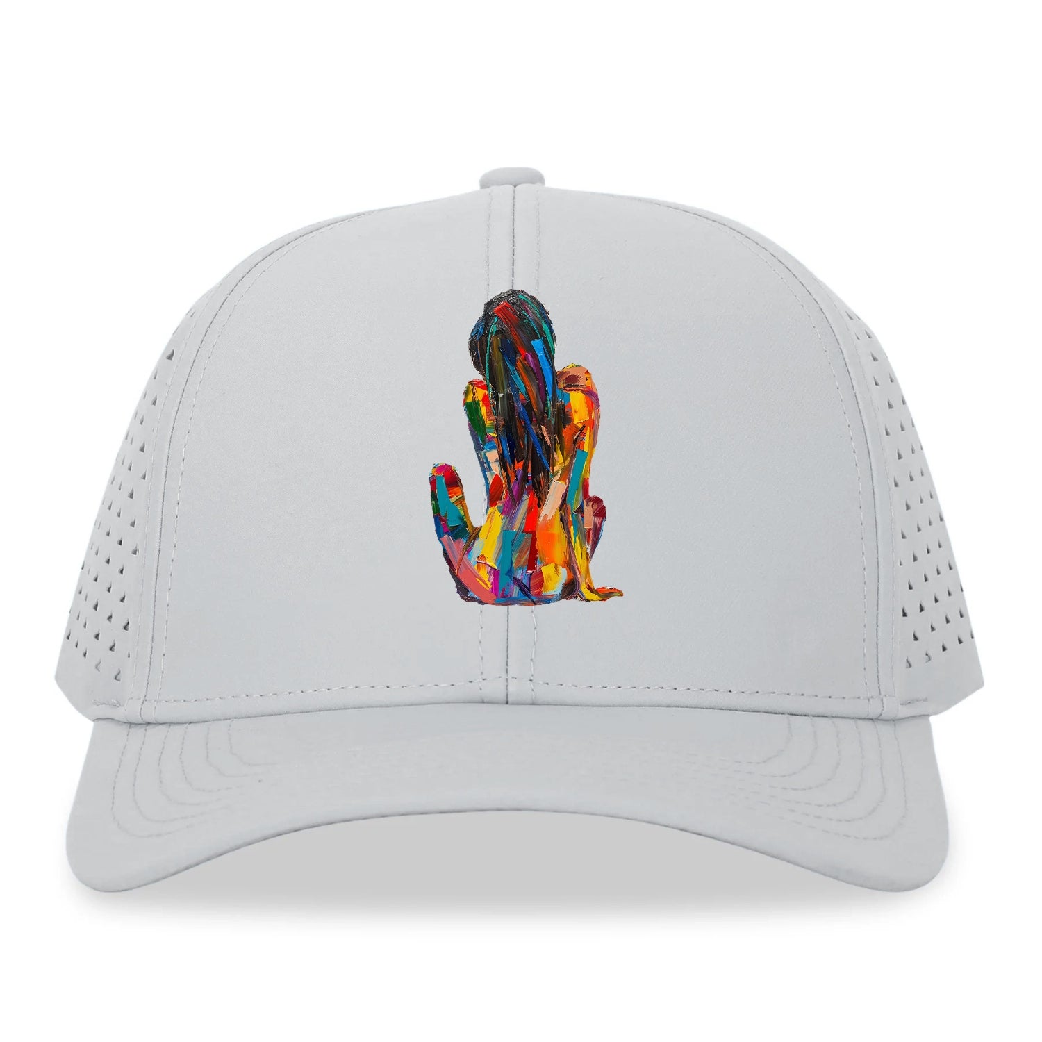 Vibrant Reflection Abstract Beauty Hat