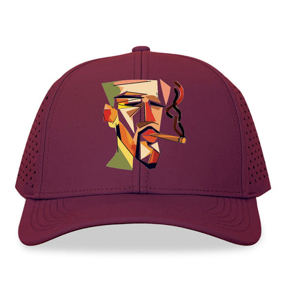 Cigar Cool Abstract Expression Hat