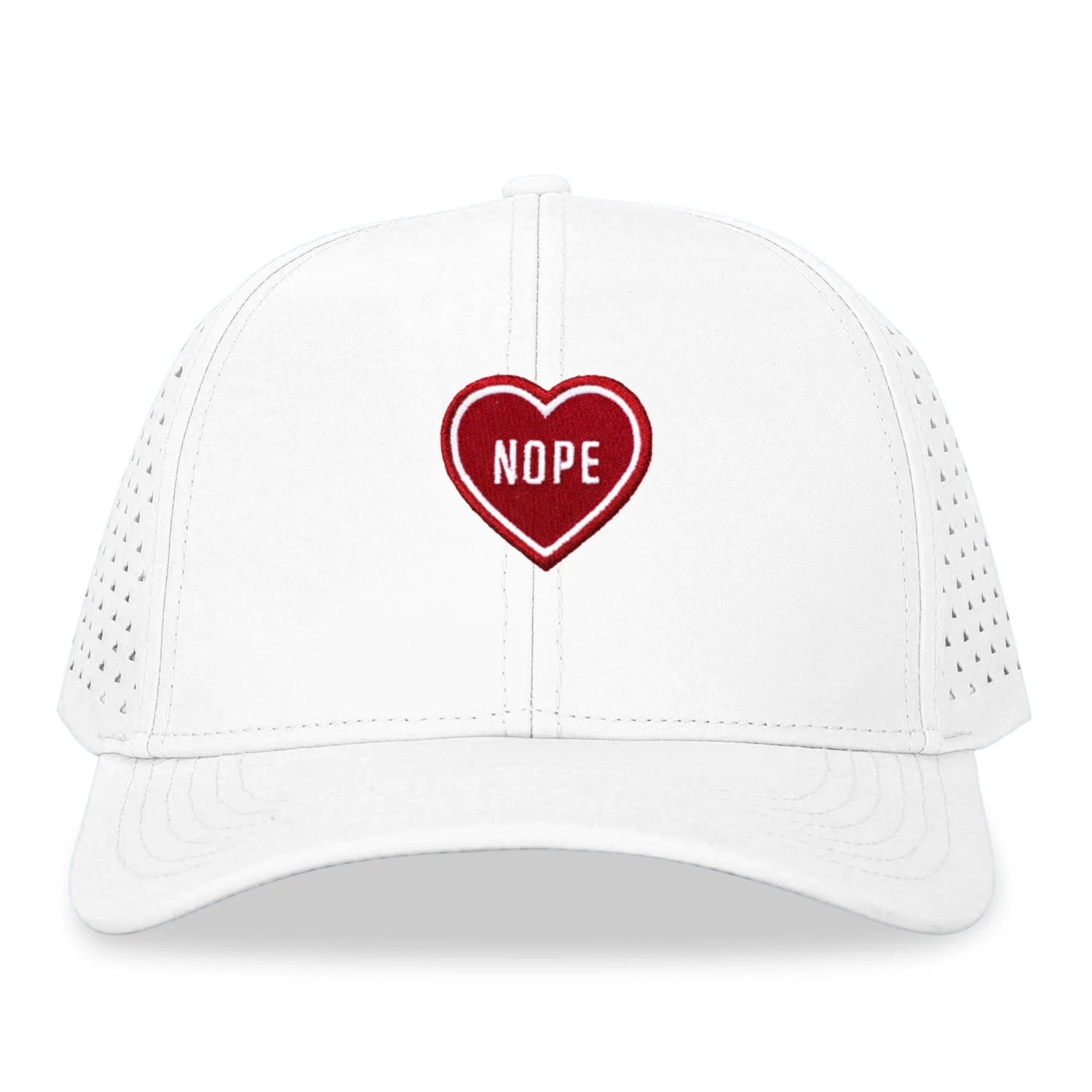 nope heart Hat