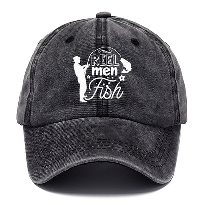 reel men fish Hat