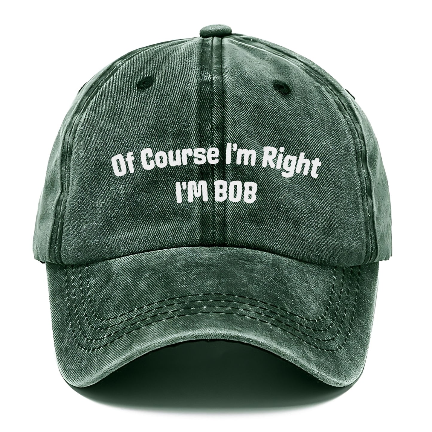 of course i'm right i'm bob Hat