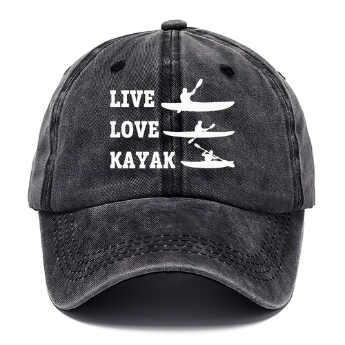 Live Love Kayak! Classic Cap