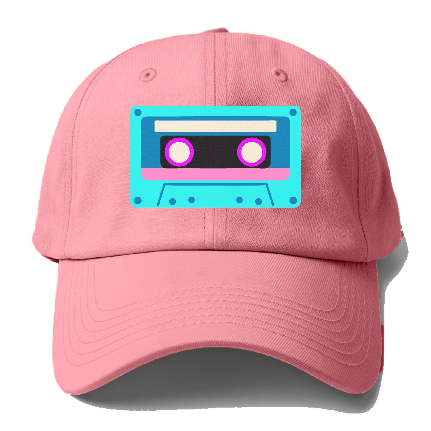 Retro 80s Cassette Blue Hat