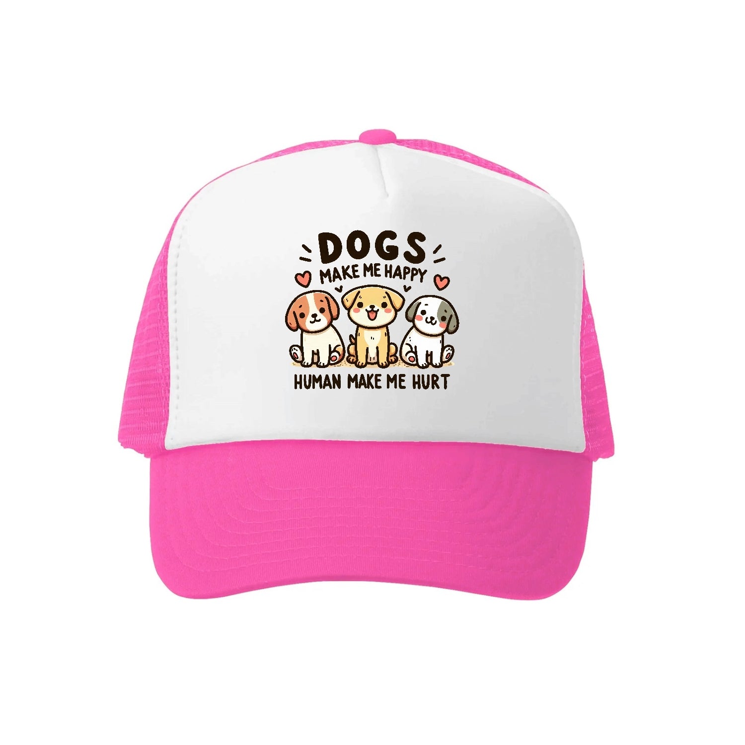 Dogs Make Me Happy Hat