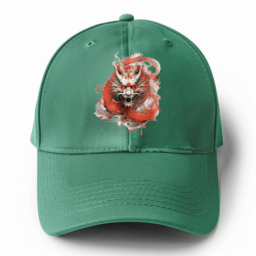 Chinese Zodiac Dragon Solid Color Baseball Cap