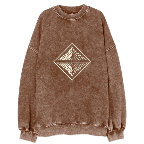 Reflected Peaks Vintage Sweatshirt