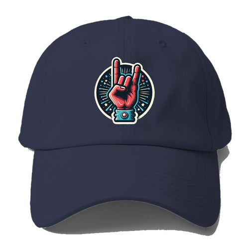 Hand Horn Rock Baseball Cap