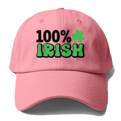 100 Percent Irish Clover Hat