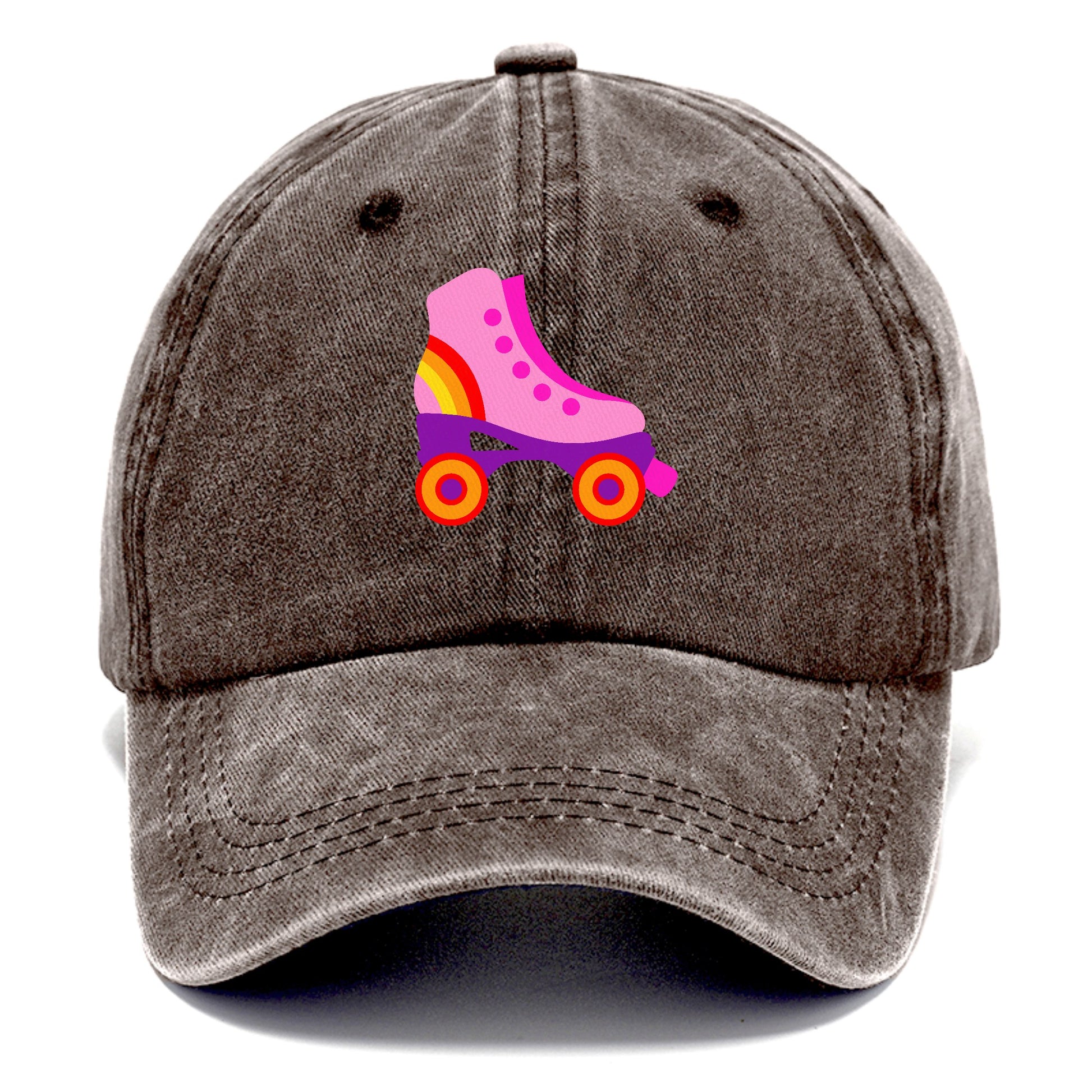 Retro 80s Roller Skate Pink Hat