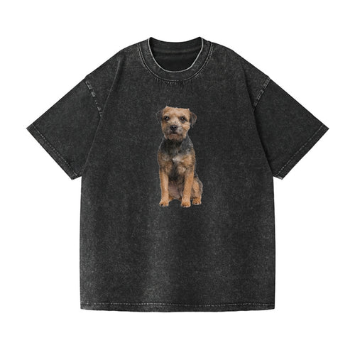 Border Terrier Vintage T-shirt