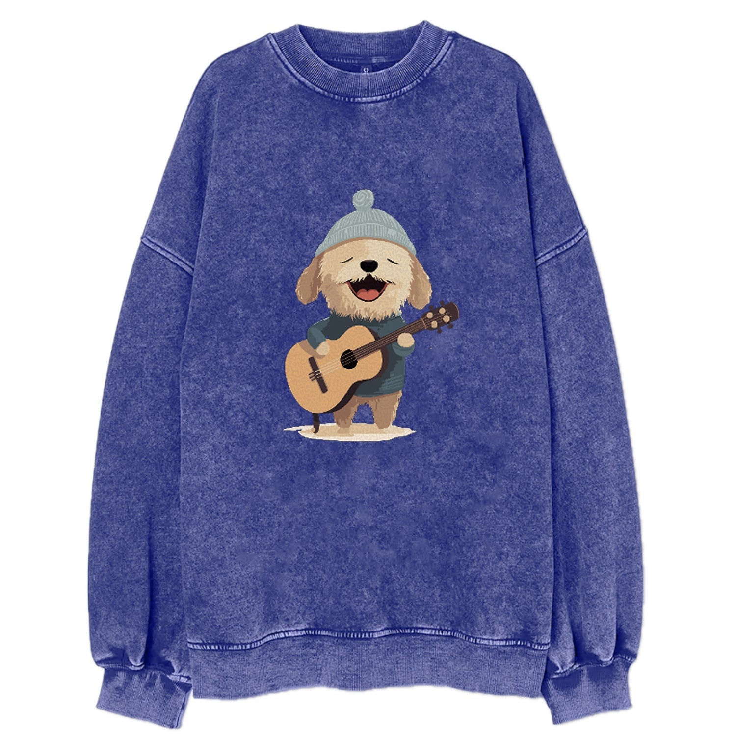 dog playing guitar Hat