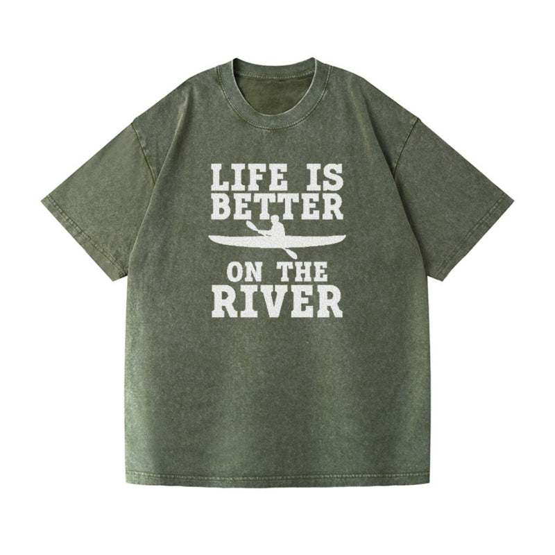 life is better on the river Hat