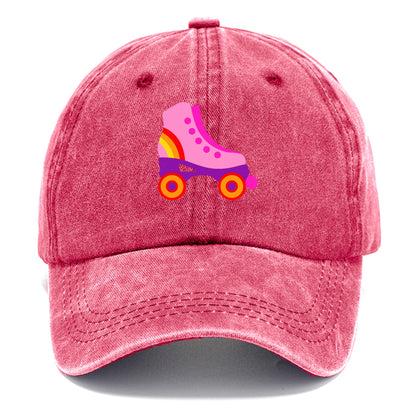 Retro 80s Roller Skate Pink Hat